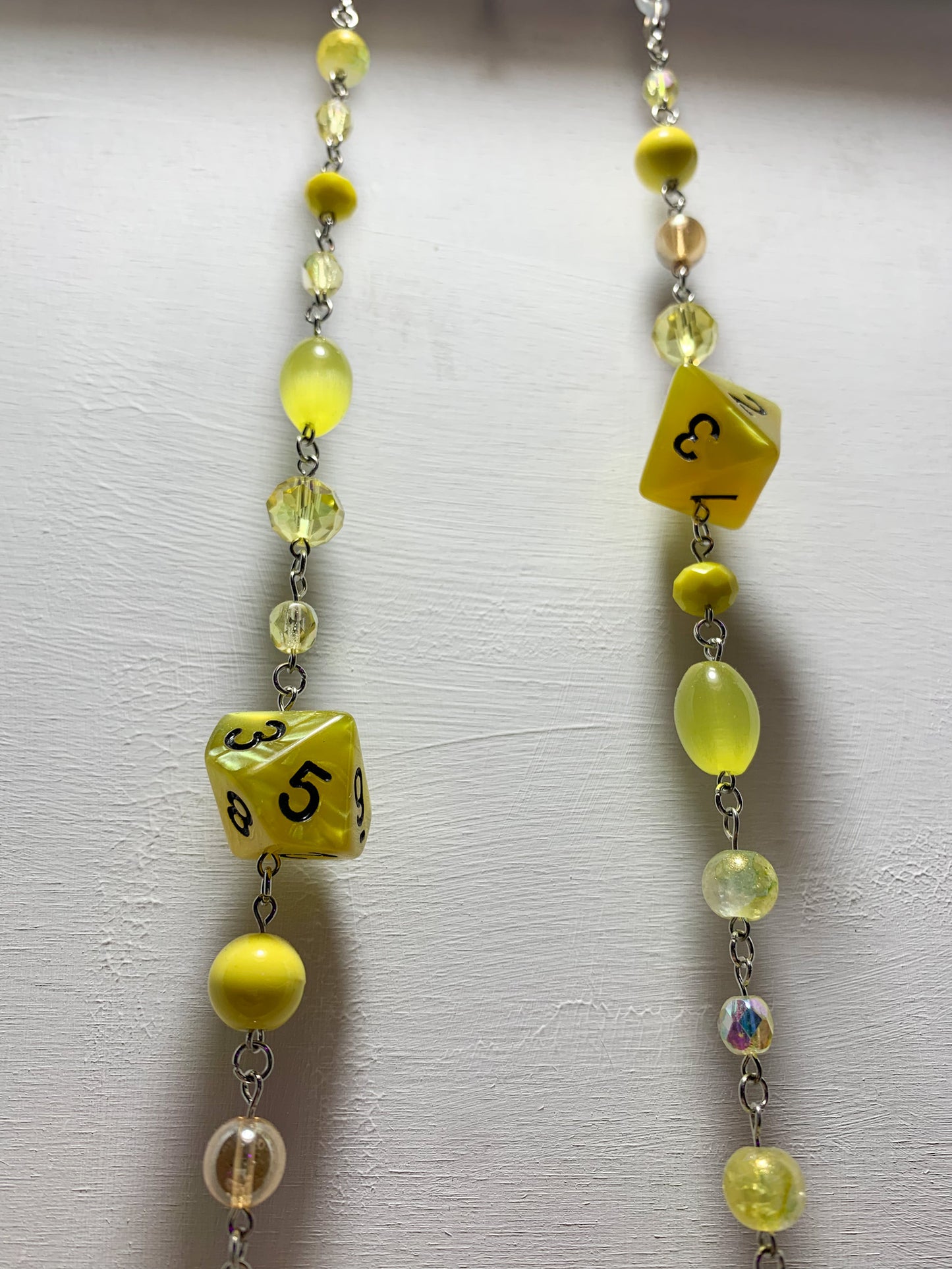 Dice Series, Yelloy Eyeglass Chains