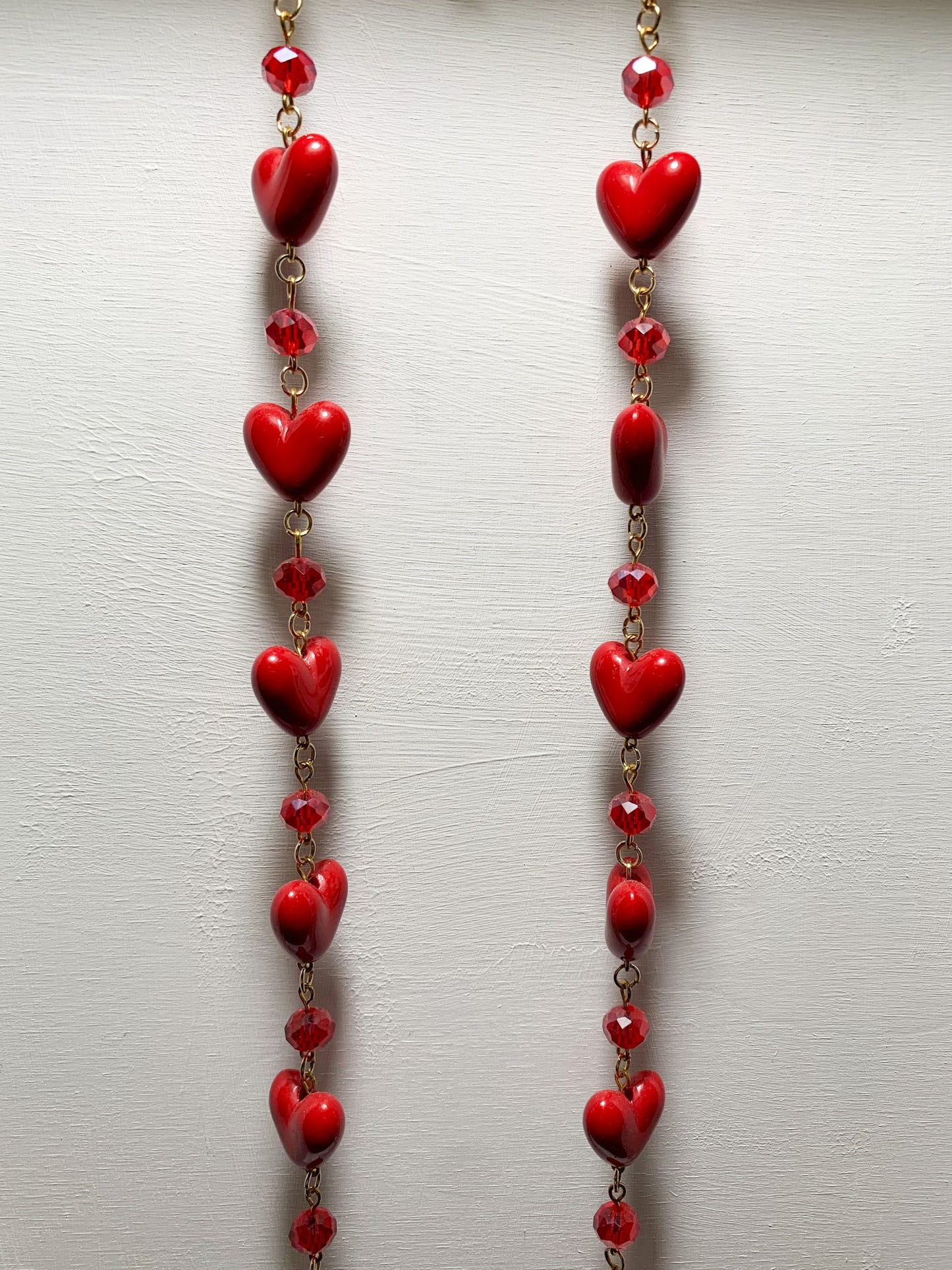 Red Hearts Eyeglass Chains