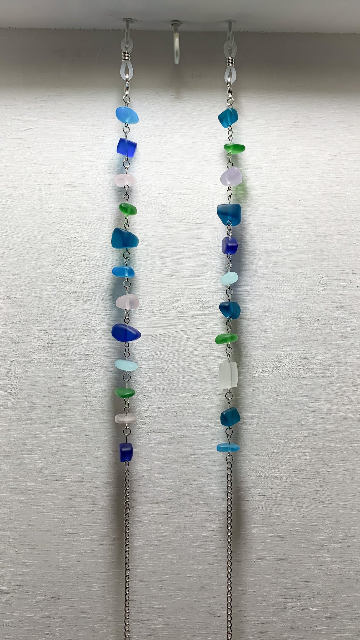 Sea Glass Cascades Eyeglass Chains