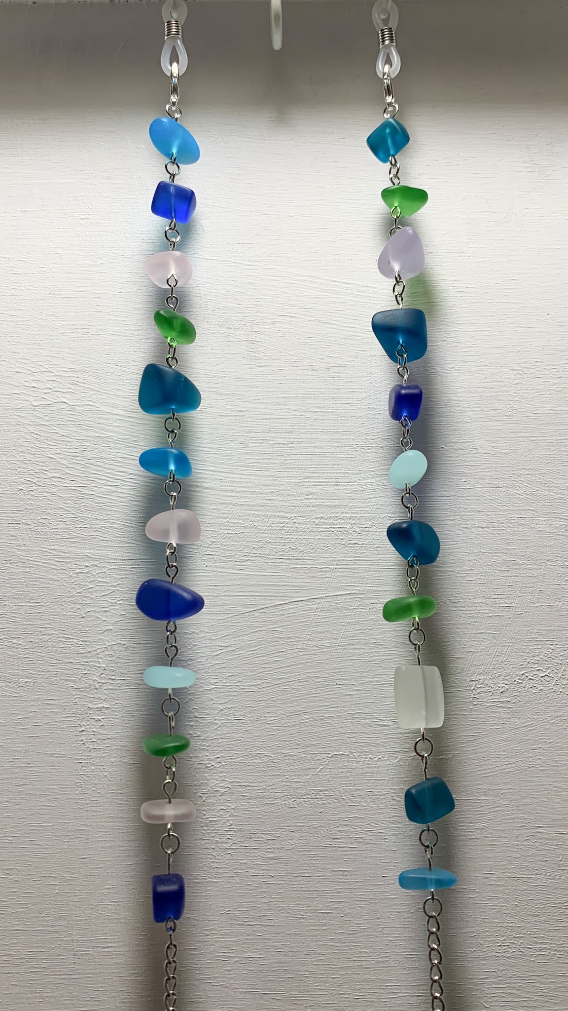 Sea Glass Cascades Eyeglass Chains