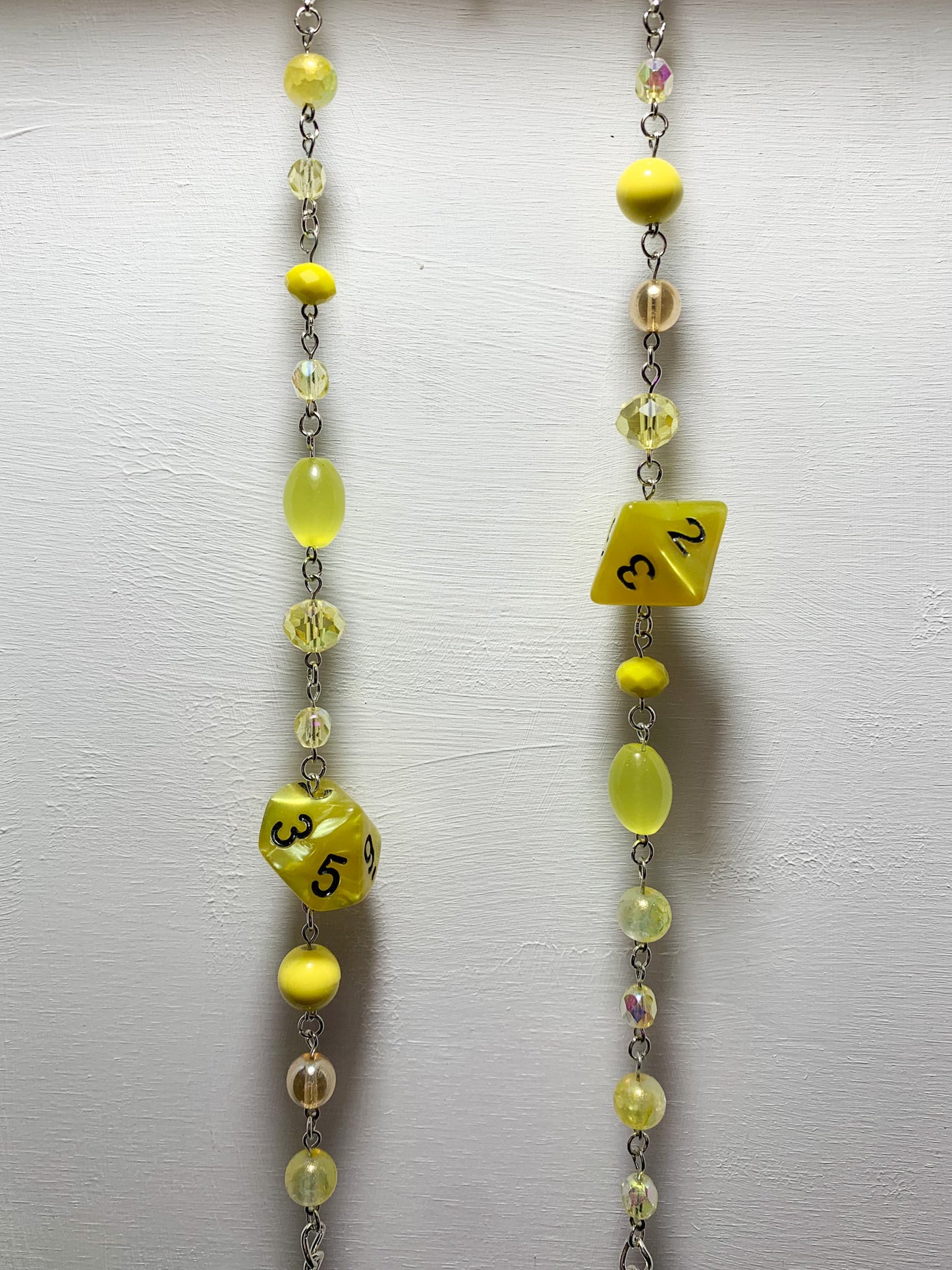 Dice Series, Yelloy Eyeglass Chains