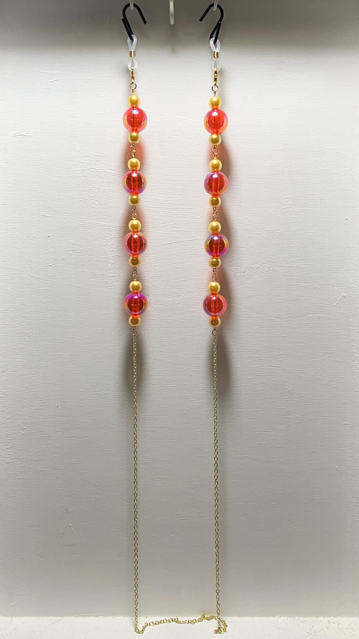 Gilded Rubies Eyeglass Chains