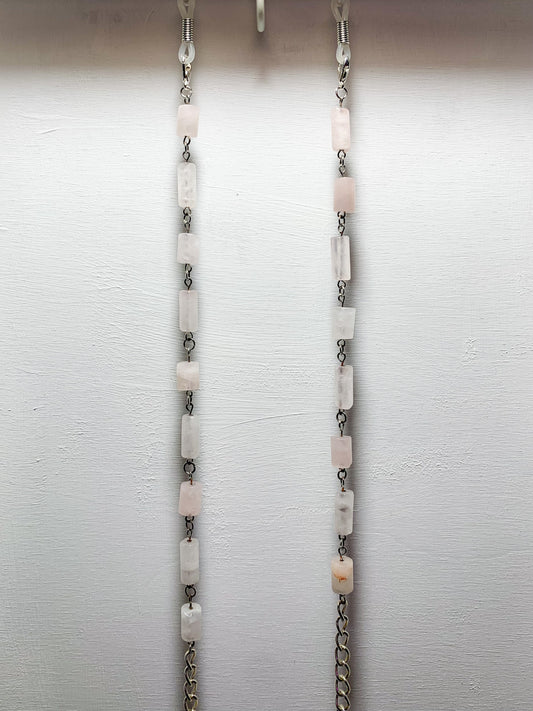 Rose (Quartz) Petals Eyeglass Chains